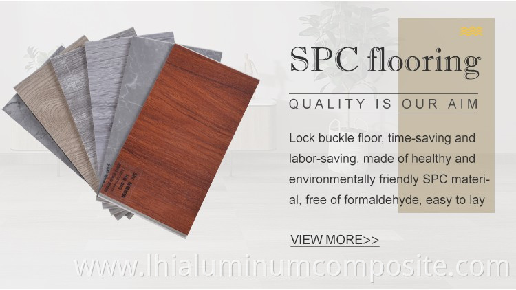 100% waterproof wood grain rigid core vinyl spc flooring